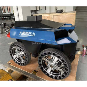 Plataforma Robótica Todoterreno con Capacidad de Carga de 100 kg, Chasis con Ruedas para Subir Escaleras, Robot Comercial - Product Image 1