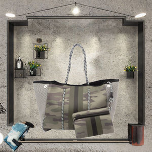 Bolsa de Playa de Neopreno Personalizable al por Mayor HonourMe, con Diseño Personalizado, a la Moda, Impermeable, con Cierre de Cremallera - Product Image 3