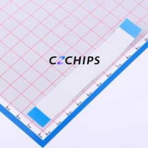 ZX-FFC0.5-T-10048-28P FFC Cable (Flexible Flat Cable) P=0.5mm Connector 28P 0.5mm Non-Inverting 10cm - Product Image 2