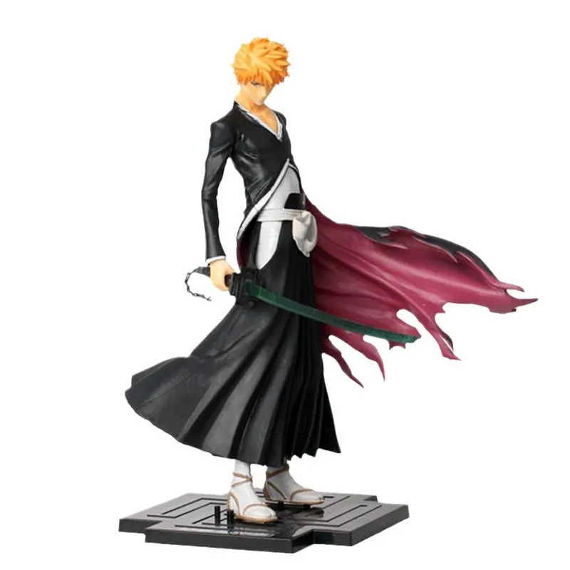 22cm Bleach heykeli isaki Ichigo Action Figure Anime heykeli koleksiyon Model oyuncak