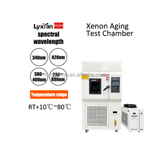 Simulador de espectro completo de tela Equipo de cámara de prueba de xenón de envejecimiento acelerado de xenón - Product Image 2