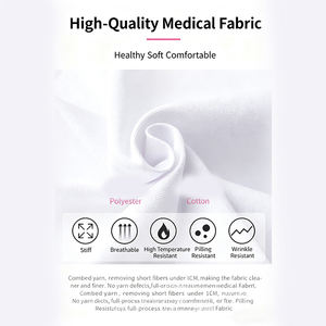 男性用と女性用の外科用ガウンセットトップとパンツ医療病院用ユニフォームカラーナースドレスユニフォーム医療用スクラブ - Product Image 3