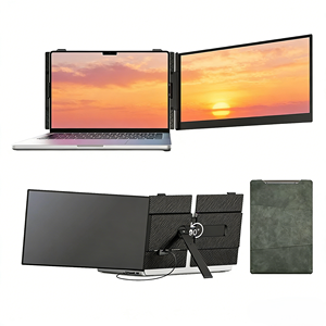<span class=keywords><strong>Écran</strong></span> portable triple face IPS Full HD de 14 pouces, type-C, haut-parleur intégré, deuxième <span class=keywords><strong>écran</strong></span> pour MacBook, Windows, Android, <span class=keywords><strong>PC</strong></span> - Product Image 1