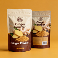 Impression numérique personnalisée, nouveau produit, sac d'emballage alimentaire de 500 g, Doypack, sac pour épices en poudre, sac pour gingembre en poudre
