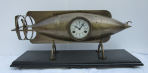 Horloge automatique industrielle en laiton massif de style <span class=keywords><strong>français</strong></span>, couleur bronze antique, 8 jours d'autonomie, modèle <span class=keywords><strong>sous</strong></span>-marin/torpedo - Product Image 2