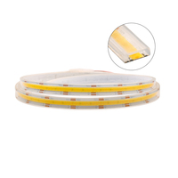 Bande lumineuse COB 24V IP67 à deux couleurs, 320 LED/m, pour éclairage de miroir, décoration d'ambiance de pièce, décoration de miroir, bande LED flexible