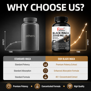 Fabricant de compléments alimentaires pour la santé, Maca noire 20000 mg, soutient la force masculine normale, comprimés de Maca noire, capsules de racine pour hommes - Product Image 4