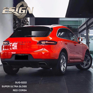 Super Ultra Gloss Red Corsa super lam film d'amination sensible à la pression film à transparence variable pour emballage de voiture - Product Image 4