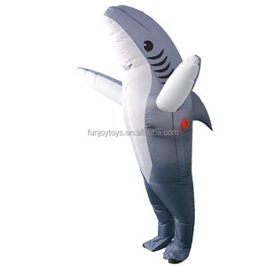 <span class=keywords><strong>Disfraz</strong></span> de tiburón inflable de color azul/gris/rosa para adultos, <span class=keywords><strong>divertido</strong></span> y único, para fiestas de Halloween, <span class=keywords><strong>Carnaval</strong></span> - Product Image 3