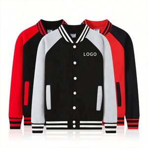 Vestes pour hommes avec logo personnalisé, tissu en coton personnalisé, bomber chaud, nouveau design, veste de baseball pour hommes - Product Image 1