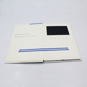 Cartes de vœux vidéo numériques personnalisées avec écrans de tailles variées, capacités de mémoire, écran LCD HD <span class=keywords><strong>en</strong></span> plastique, fonction lecteur vidéo, garantie 1 an - Product Image 4