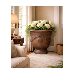 Eco-Friendly Modern All-Season Outdoor Home Garden Planters Painted Finish <b>Best</b> Price Round Fiberglass Flower Pots - Product Image 1