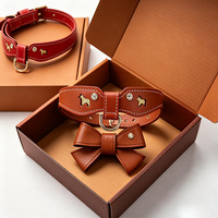 Collier pour chien en cuir de vachette orné de cristaux Dego, pour chiens de petite/moyenne taille, à libération rapide, élégant, luxueux, réglable et confortable