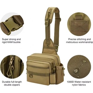 Bolsa de Pesca Tipo Sling de Fábrica BSCI, Bolsa de Almacenamiento para Pesca al Aire Libre, Bolsa de Pesca Resistente al Agua, Bolsa Cruzada Tipo Sling - Product Image 4