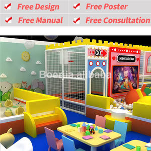 Equipo de Juegos Interior para Niños con Temática Amarilla, Azul y Roja, y Pared Interactiva para Guarderías - Product Image 2