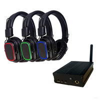 Dernier modèle de casque de disco silencieux intelligent portable à clip d'oreille, sans fil, avec puce Qualcomm, LED, ENC, APT-X, faible latence, pour le yoga, le fitness et les équipes