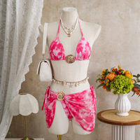 Op maat gemaakte dames bikini set OEM ODM 2-delige badpak hoge kwaliteit print strandkleding zwempak