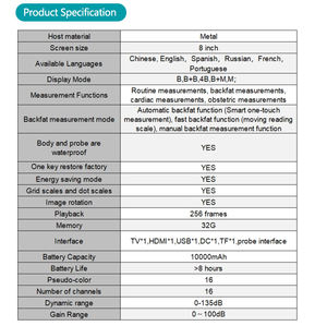 Escáner de Ultrasonido Veterinario Portátil al Mejor Precio, Detector de Embarazo, Sonda Rectal, Fácil Operación, Metal ABS, para Uso en Mascotas y Caballos - Product Image 4