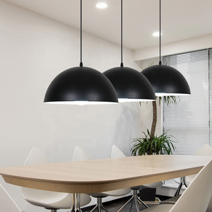 Nordic Hanging <strong>Light</strong> Modern Metal Painted Dome Shaped <strong>Kitchen</strong> Restaurant Office Pendant Lamp Indoor Chandelier Lighting <strong>Fittings</strong> - Product Image 4