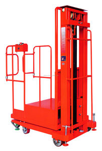 Chariot de tri multi-compartiments pour la logistique e-commerce, optimisé pour les commandes à faible volume et à composition variée, maximisant la productivité, avec élévateur automoteur - Product Image 2