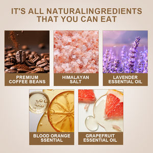 Organische Whitening Koffie Zeezout <span class=keywords><strong>Scrub</strong></span> <span class=keywords><strong>Cream</strong></span> Ontgiften Hydrateren De Huid Organische Body <span class=keywords><strong>Scrub</strong></span> - Product Image 4