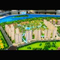 Modèle de planification de micro-ville urbaine 3D personnalisé pour l'immobilier Modèle d'échelle d'exposition résidentielle d'appartement d'hôtel pour le projet de villa