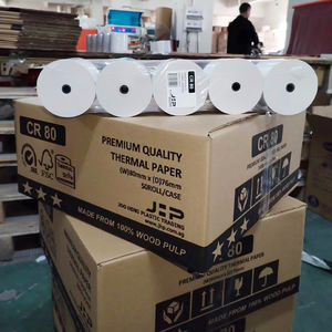 Prezzo di fabbrica 80x80 millimetri Registratore di cassa Carta <span class=keywords><strong>per</strong></span> Ricevute Rotolo di Carta Termica <span class=keywords><strong>per</strong></span> <span class=keywords><strong>POS</strong></span>/ATM - Product Image 5