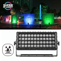 Projecteur mural LED étanche 48x10W RGBW 4-en-1 IP65 DMX512 pour éclairage extérieur de scène, de bâtiment et de spectacle