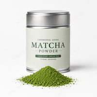 Poudre de Matcha Cérémonial 7A Certifiée Biologique JAS USDA, Moulu à la Pierre, en Boîte Métallique – Approvisionnement Direct Usine