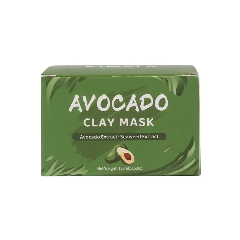 Wholesale Beauty Face Cosmetics Skin Care Product Avocado Mud Hydro Facemask Facial Clay Mask Hydrating Moisturizer