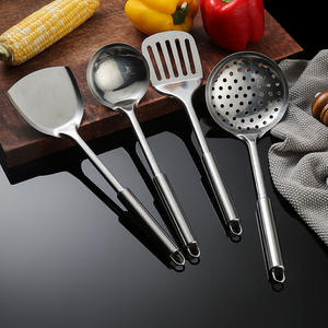 Ensemble d'ustensiles de cuisine en acier inoxydable 6 pièces pour cuisiner et servir, compatible lave-vaisselle, fabriqué à Jieyang - Product Image 1