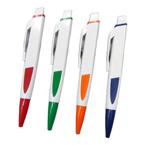 Bolígrafo Plano de Plástico Blanco Personalizable, Bolígrafo de Oficina para <span class=keywords><strong>Propaganda</strong></span>, Pequeño Regalo para Publicidad, Bolígrafo Promocional al por Mayor - Product Image 1