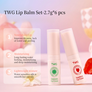 Ensemble de baumes à lèvres hydratants TWG OEM, plusieurs parfums : Miel + Hydratant + Camomille + Fraise + <span class=keywords><strong>Aloe</strong></span> Vera - Product Image 5