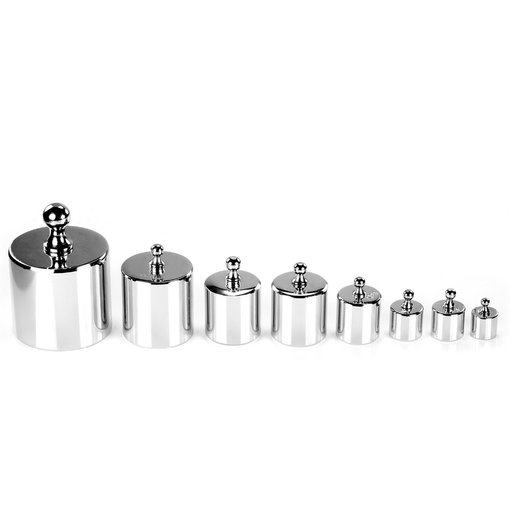 Neewer 8 Pieces Stainless Steel Calibration Weight Set with