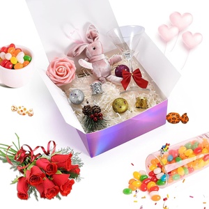 กล่องของขวัญหรูหราพิมพ์โลโก้ตามสั่ง กระดาษโฮโลแกรม พร้อมริบบิ้นสวยงาม - Product Image 5