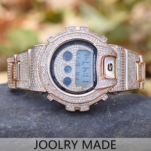 ฮิปฮอป Icedout Bling GA100ที่กำหนดเอง <span class=keywords><strong>G</strong></span> แฟชั่นช็อกชุดนาฬิกา (ฝา + วง + ใบหน้า + ชุบ) - Product Image 3