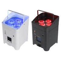 LED Par 6x18W RGBWA UV 6 en 1 inalámbrico alimentado por batería Led Uplights Wifi App Dmx Led Par luces para boda Iglesia fiesta