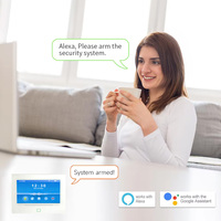 Sistema de Alarma de Seguridad para el Hogar Portátil Lora con Pantalla Táctil Grande de 7 Pulgadas, ABS, 4G, Wi-Fi, Sensores para Puertas/Ventanas, Seguridad para Patio, Multilingüe