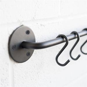 <span class=keywords><strong>Rail</strong></span> mural élégant en métal sur mesure pour <span class=keywords><strong>cuisine</strong></span> avec crochets, support pour ustensiles, casseroles, poêles et organisateur de tasses à café - Product Image 5