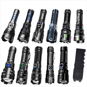 Factory Wholesale High-Power LED Sabre Flashlight Rechargeable Tactical Handheld for Women High-Intensity Promotional Flashlight