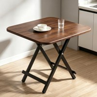 Table à manger pliable portable, bureau pliant carré multifonctionnel, gain de place, table de petit-déjeuner domestique intérieure, cuisine, parc
