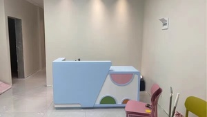 Muebles de Oficina de Diseño Moderno y Personalizado para Centro de Aprendizaje, <span class=keywords><strong>Caja</strong></span> <span class=keywords><strong>Registradora</strong></span> <span class=keywords><strong>Infantil</strong></span>, Área de Juegos <span class=keywords><strong>Infantil</strong></span>, Mostrador de Recepción - Product Image 4