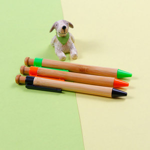 Wood Bamboo Ballpoint <b>Pen</b> Hotel Office Promotional Gifts Customized Logo Retractable <b>Pen</b> - Product Image 1