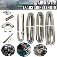 Tuyau d'échappement flexible en acier inoxydable pour chauffage au gaz diesel, pour voiture, 15cm, 60cm, 120cm, 200cm, 300cm