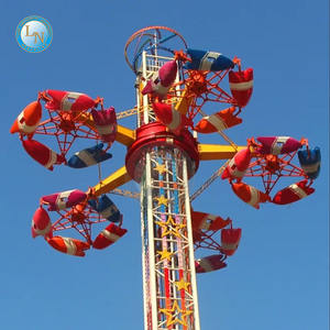 Newly Designed Interstellar UFO <b>Tower</b> Swing Amusement Ride Adventure Park Equipment for Public Use Steel Construction 52m Height - Product Image 3