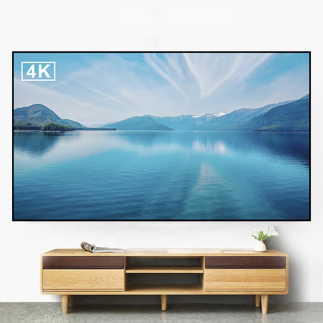 OEM 100 Inch Alr Projector Screen With Frame Foldable Projector Alr Screen Daylight Movie Screen Projector
