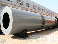 Refroidisseur rotatif Hongxing pour clinker de gypse, usage monocular avec moteur à engrenages, haute productivité, 5,3 kW, machine de refroidissement à air