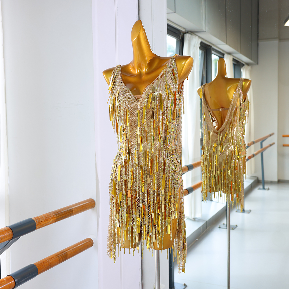 Shop Gold Latin Dresses - Elegant & Sexy Performance Wear Shop Gold Latin Dresses - Elegant & Sexy Performance Wear