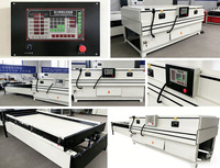Machine de formage à chaud sous vide pour portes et placards en MDF, avec film PVC pour le travail du bois et membrane de sublimation 3D