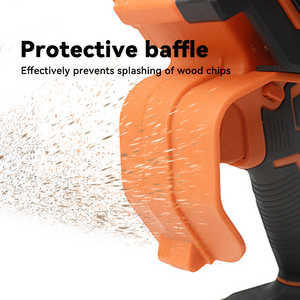 Mini tronçonneuse sans fil de 6 pouces de qualité industrielle, personnalisable OEM, alimentée par batterie, pour l'élagage des branches d'arbres et le jardinage - Product Image 3